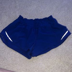 Dark Blue Lululemon Hotty Hot Shorts